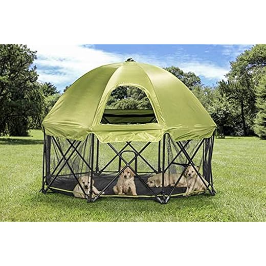 Carlson Pet Products 8-Panel Foldable and Portable Steel Pet Exercise and Play Pen