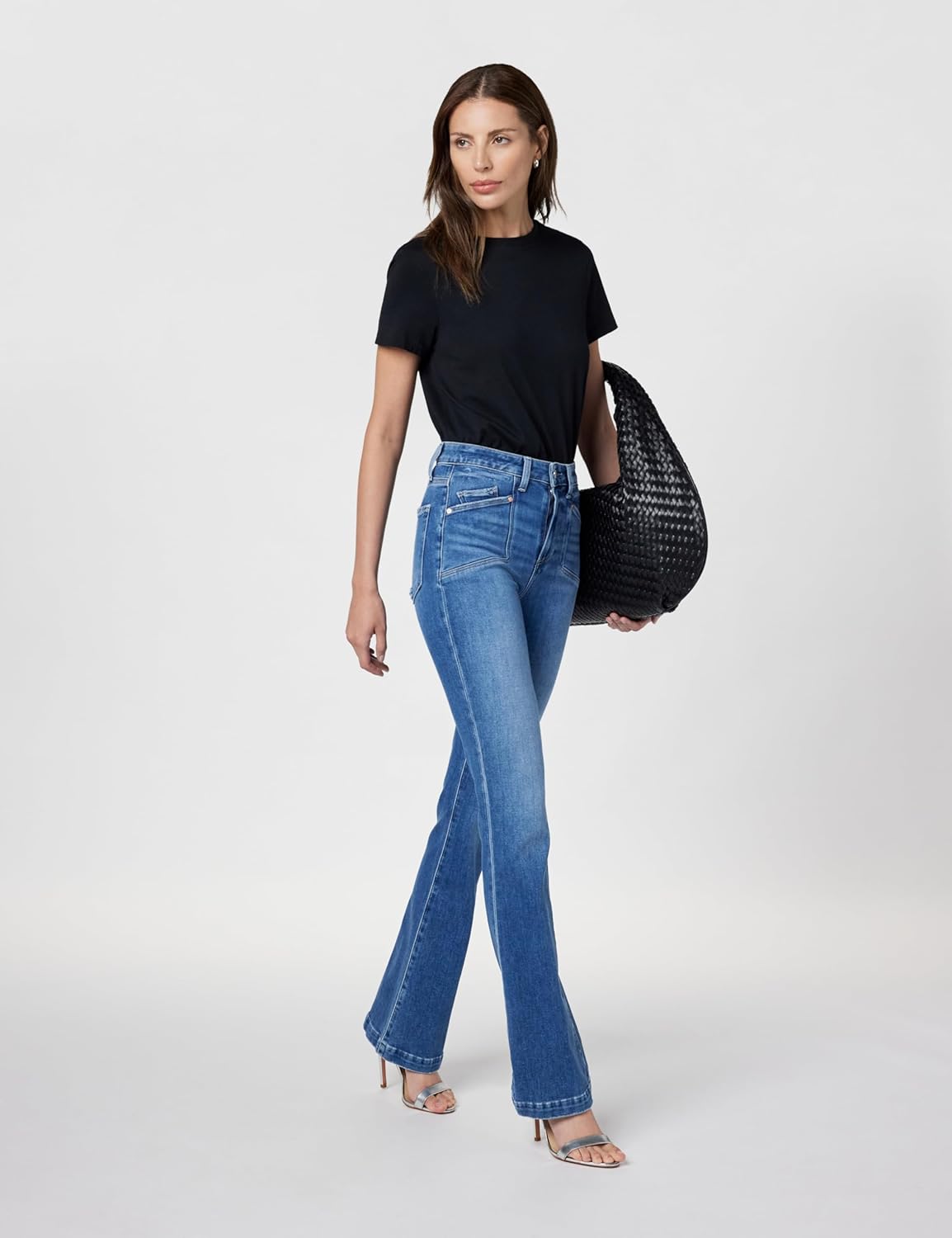 Paige Women's Iconic Set in Pockets Jeans