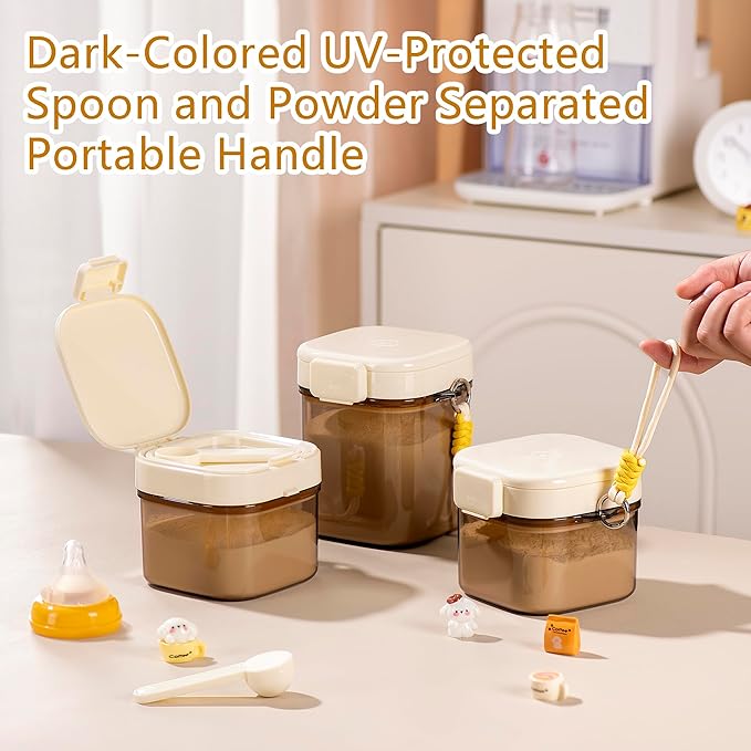 Contenedor Tritan para Café, 800 ml, Marrón, BPA Free, Hermético miniatura 6