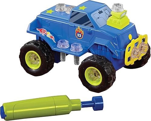 Educational Insights vehículos de Monster Truck para diseñar y taladrar