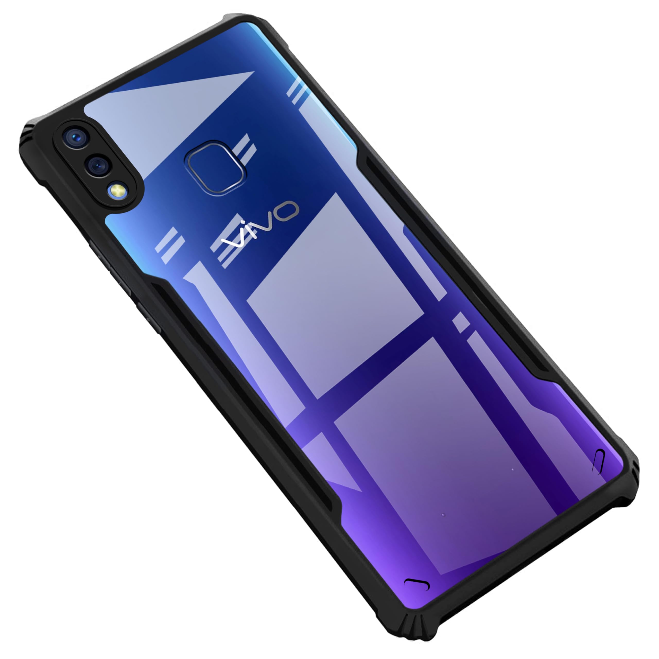 Zapcase Back Case Cover for Vivo Y95 / Vivo Y93 / Vivo Y91 | Compatible for Vivo Y95 / Vivo Y93 / Vivo Y91 Back Case Cover | Clear Case with Camera Protection | (TPU + PC | Matte Black) (B0BJ8TMPXC) Amazon Price History, Amazon Price Tracker