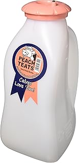 Peach Teats Botella de mano, color blanco