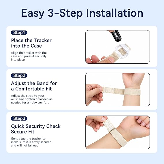 ナイロン製スポーツバンド 2本パック Google Fitbit Air対応 スターライト+ピンク