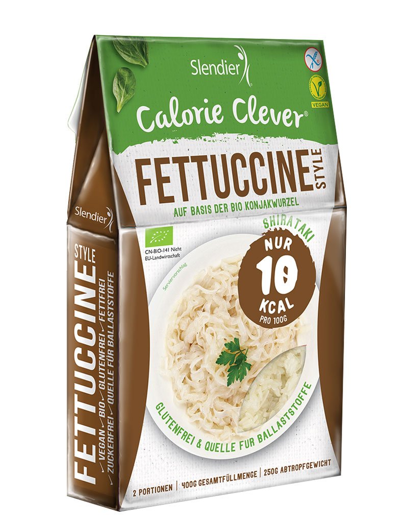 Shirataki Slendier pâtes de konjac biologique - paque dŽessai 6 x 400 g