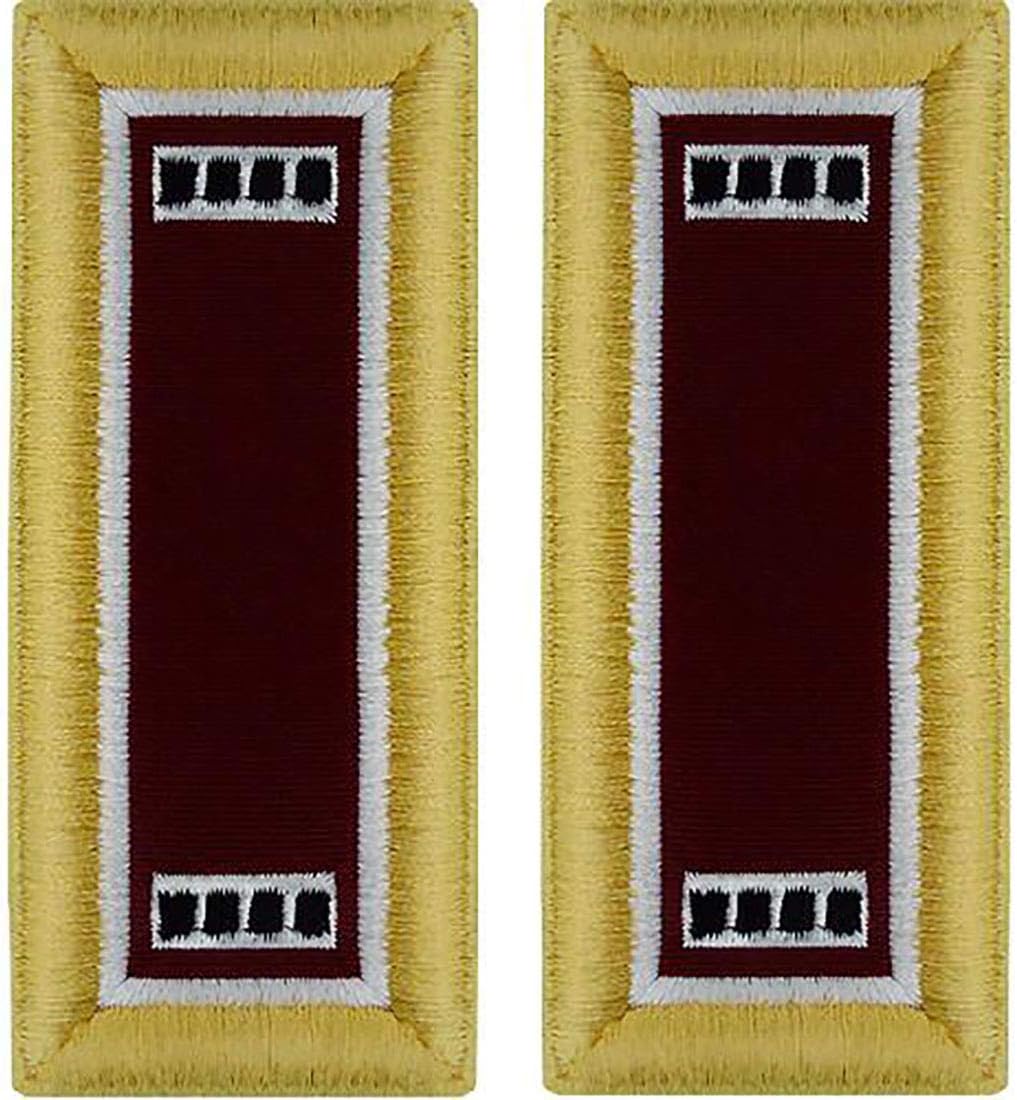 Uniform Accessories Unlimited Inc Army Officer Medical Shoulder Boards (Male, Chief Warrant Officer 4)