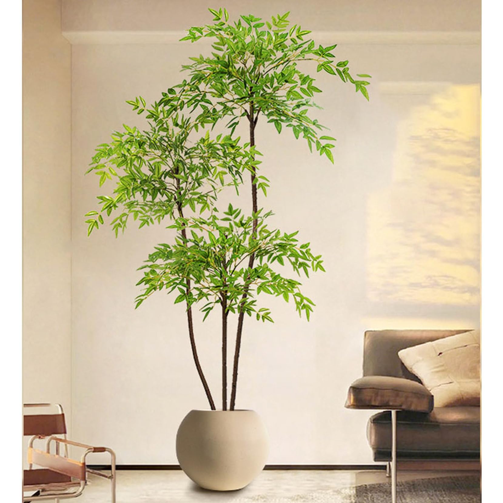 Amazon｜HGJH フェイクグリーン 大型 180CM 観葉樹 人工観葉植物