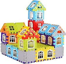 GRANTH Building Block Set, DIY Interlock Construction Design Model Maker Block Set Educational Toy for Kids Educational Learning Toy for 3 4 5 6 7 8 Year Kids Old Girls & Boys (72 pcs)