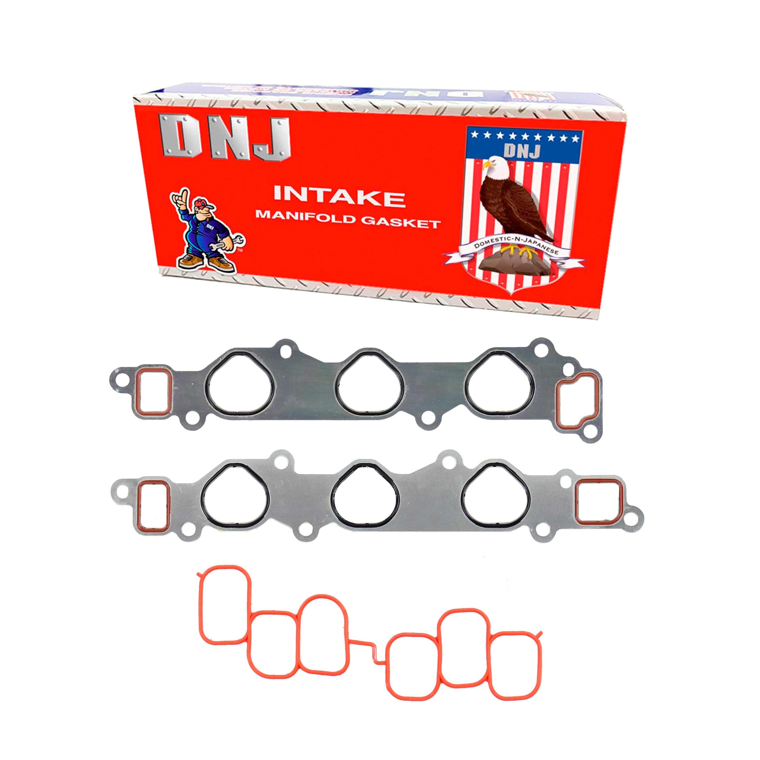 DNJ IG953 Intake Gasket for 2004-2010 Lexus, Toyota Camry, ES330, Highlander, RX330, RX400h, Sienna, Solara 3.3L DOHC V6 24V 202cid, 3300cc 3MZFE