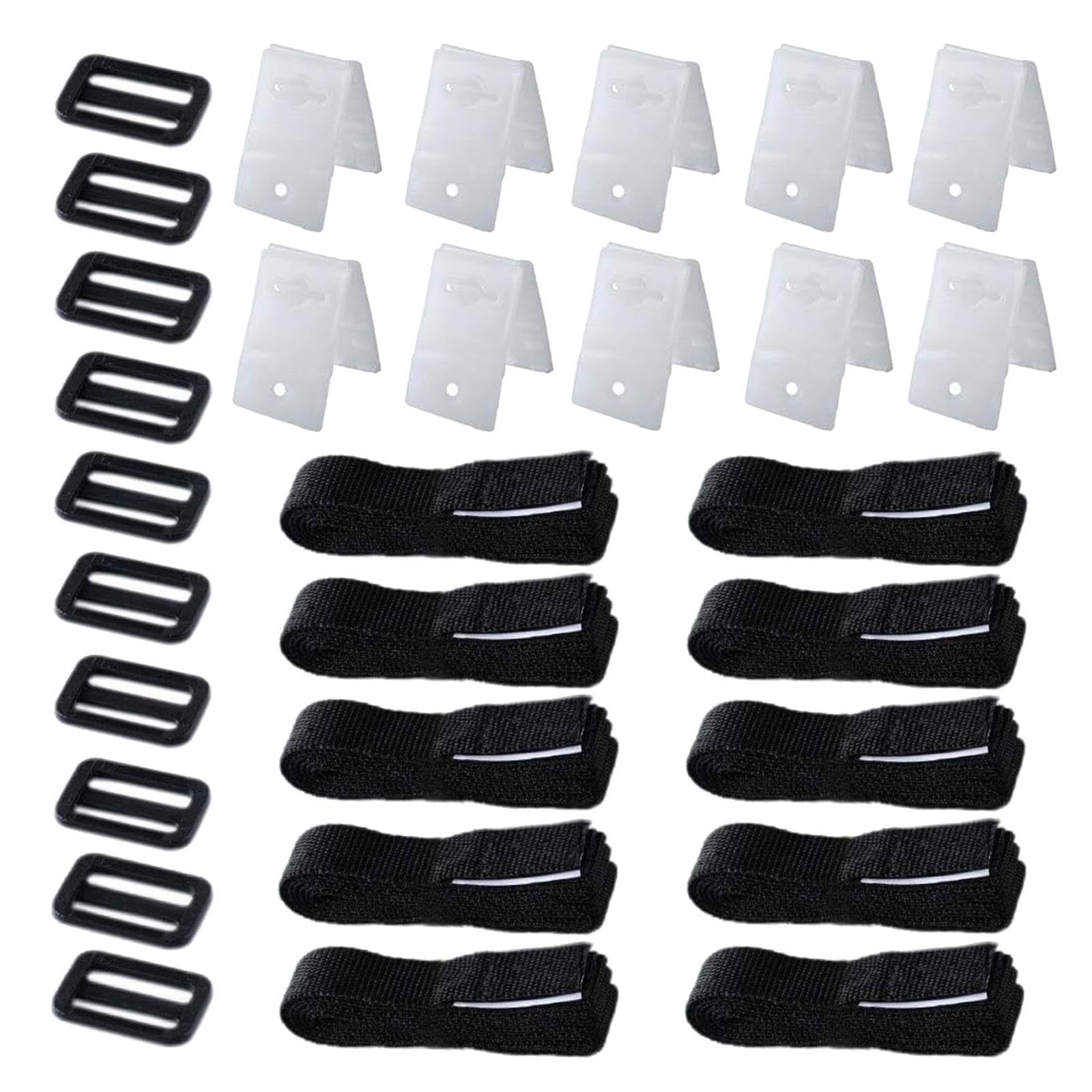Juego de Accesorios para Carrete de, Cuerda de para Colector de Película de Piscina, Correa de Nailon Resistente para Piscinas E, 10 Juegos