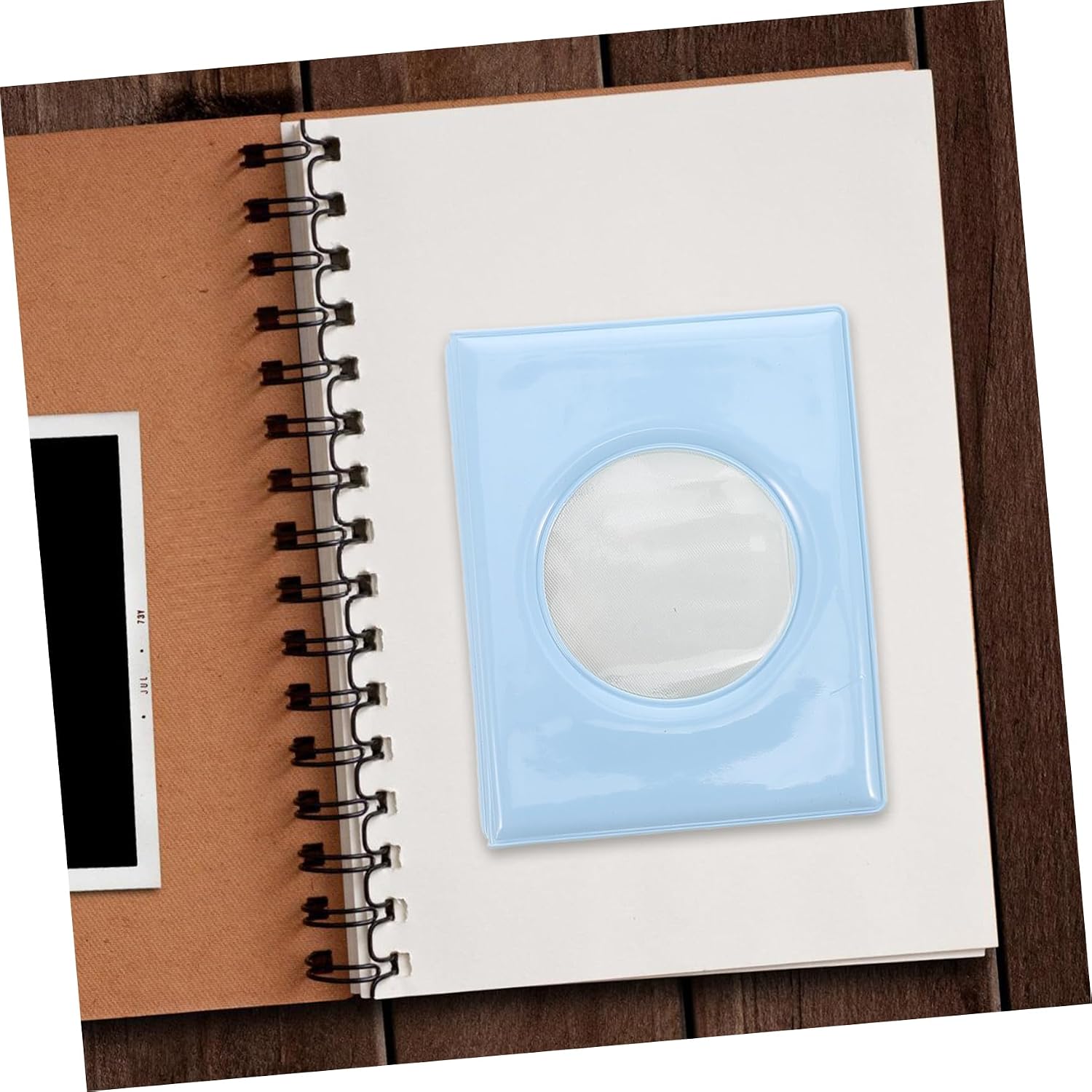Mini Photo Album Xmas Photocard Holder Book, 3 Inch Single Slot PVC