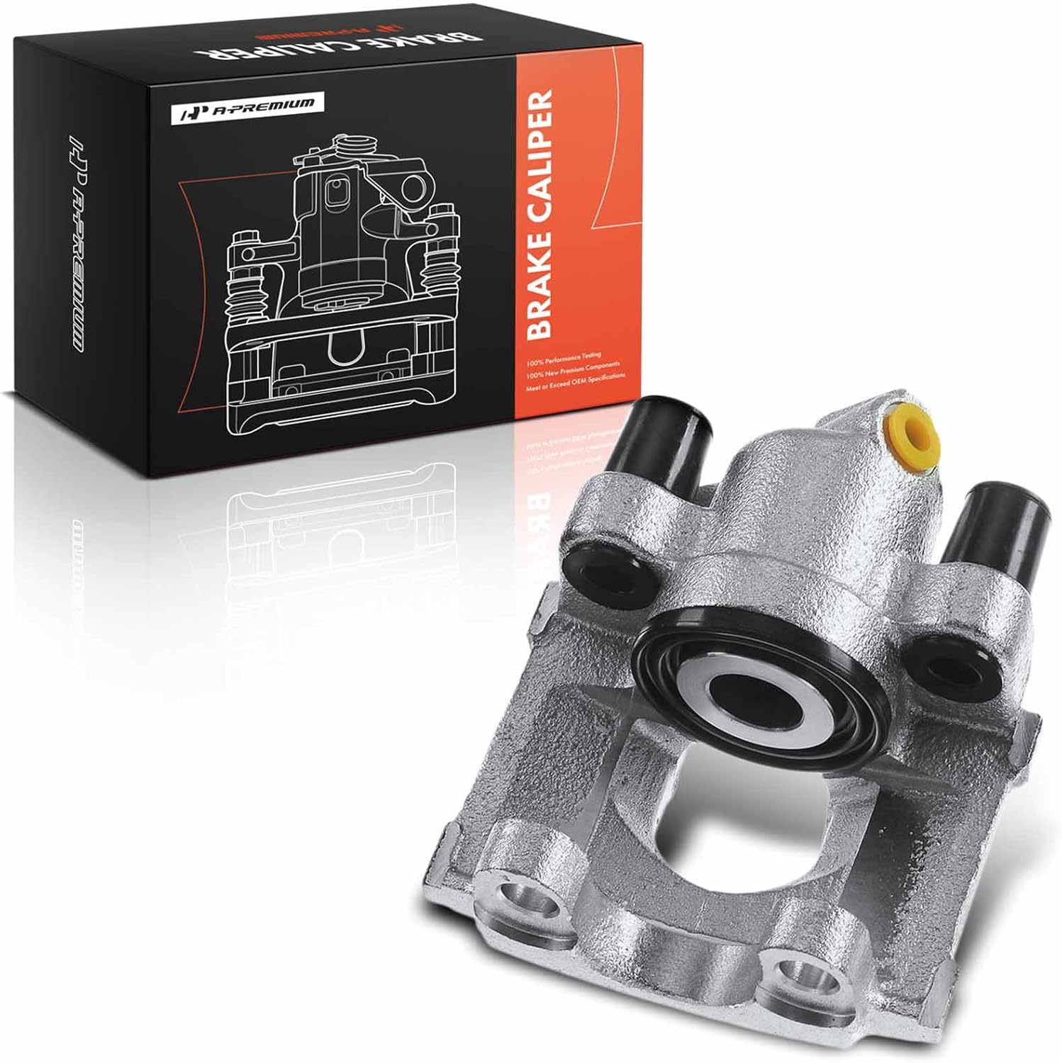 A-Premium Disc Brake Caliper Assembly Without Bracket Compatible with Select BMW Models - E36 318i, 318is, 320i, 323is, 325i, 325is, 328i, 328is 1992-1999 - Rear Right Passenger Side