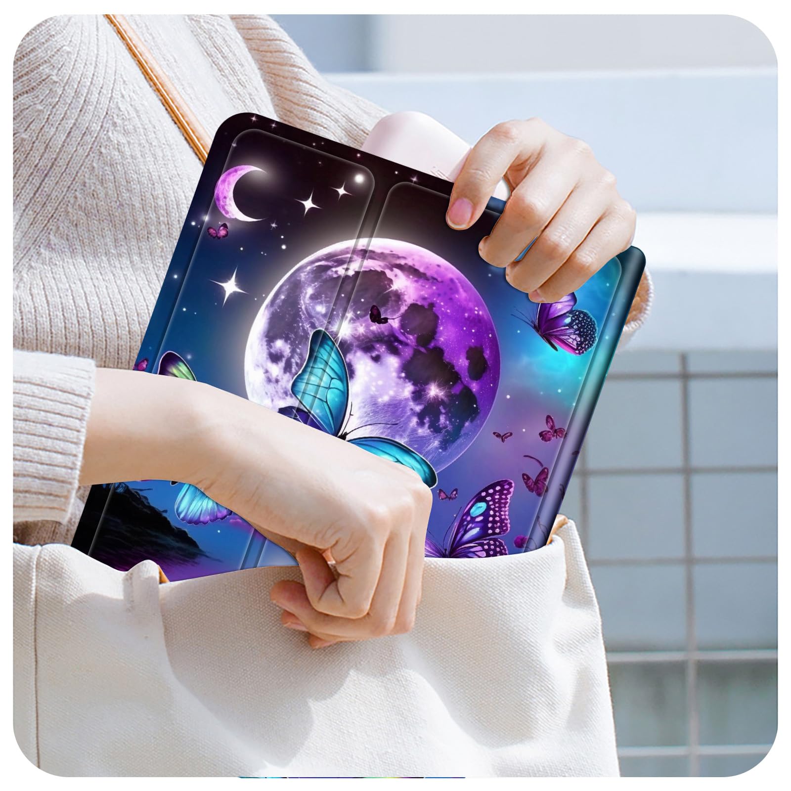 Funda Protectora Con Cremallera Para Kindle Paperwhite 12ª Edición Y 11ª Generación 6.8' - Nailon Con Forro De Franela