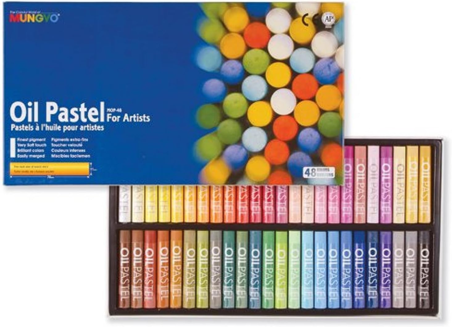 'Mungyo Gallery Oil Pastels Cardboard Box Set of 48 Standard - Assorted Colors'.