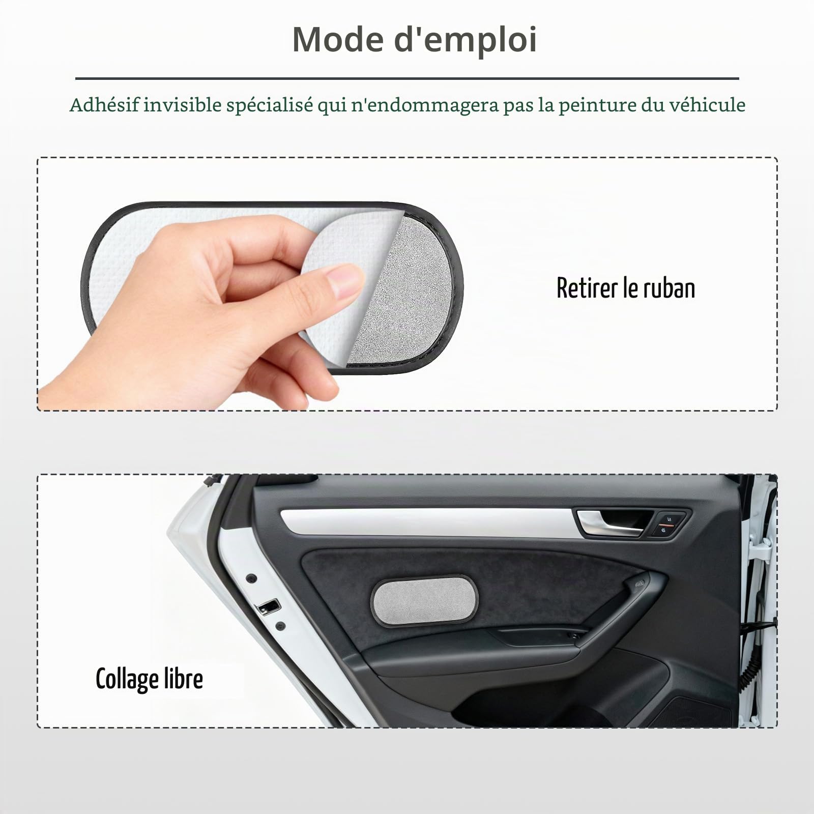 Grises pour Coussin pour Genoux Voiture, Repose Coude de Voiture en Cuir, Coussinets D'accoudoir de Porte Ergonomiques, Faciles à Utiliser, Elles Soulagent la Pression sur les Jambes