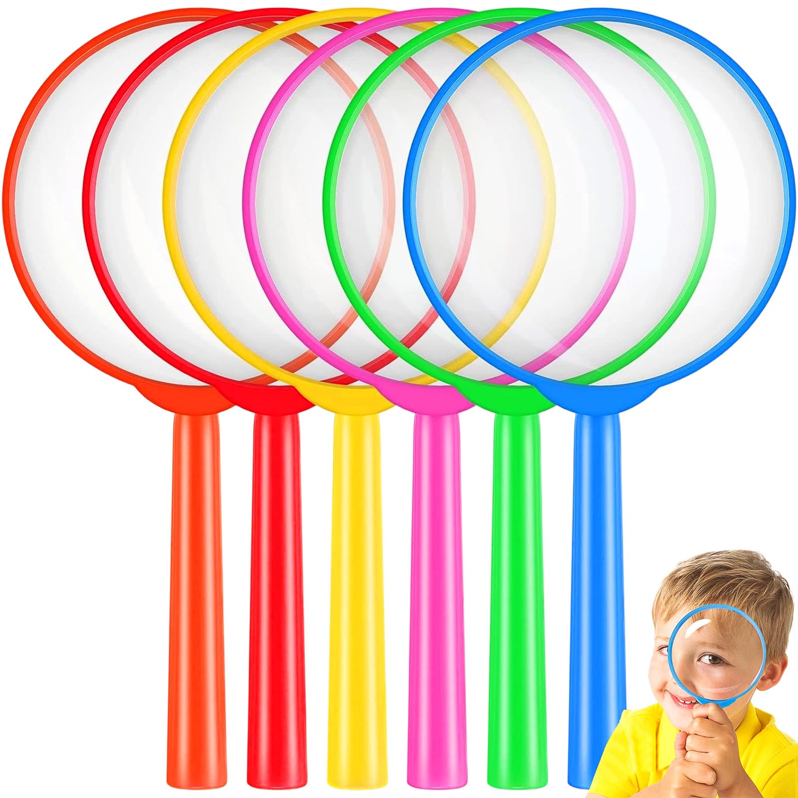 SULIUDAJI 16 Piezas Lupa Niños, Lupas De Plástico De Regalo Niños, Lupas De Plastico De Mano, Lupa Para Niños Color,Para Personas Estudiantes Aprenden, Investigador Del Agente Detective Espía SULIUDAJI 16 Piezas Lupa Niños, Lupas De Plástico De Regalo Niños, Lupas De Plastico De Mano, Lupa Para Niños Color,Para Personas Estudiantes Aprenden, Investigador Del Agente Detective Espía
