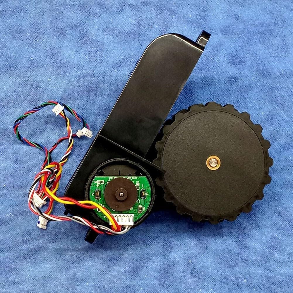 Replacement Vacuum Wheel Side Floor Robot Vacuum Wheels Parts for WYZE WVCR200S, Black (Right Wheel)