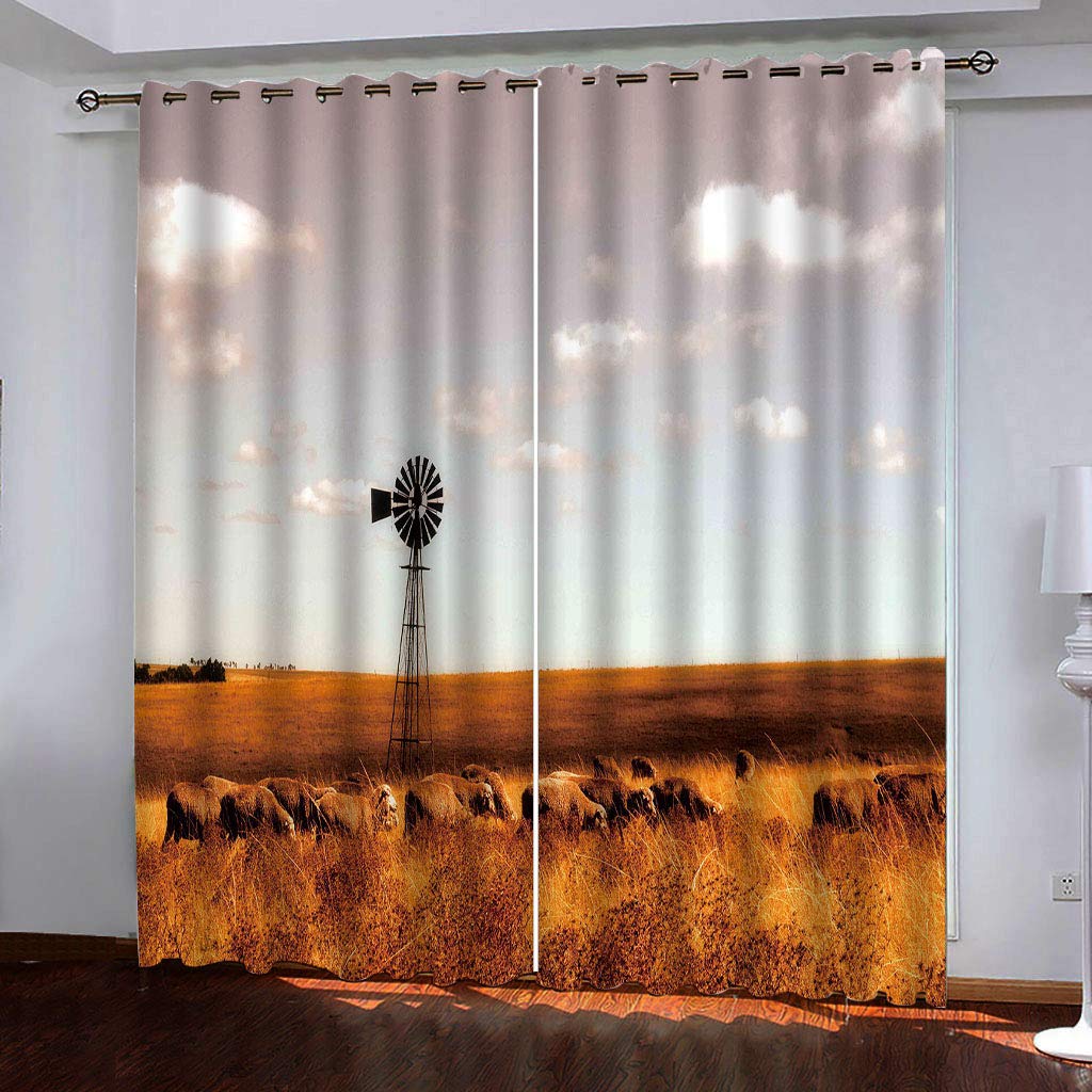 Rideaux occultants anti chaleur pour bloquer la lumière et le froid dans le salon