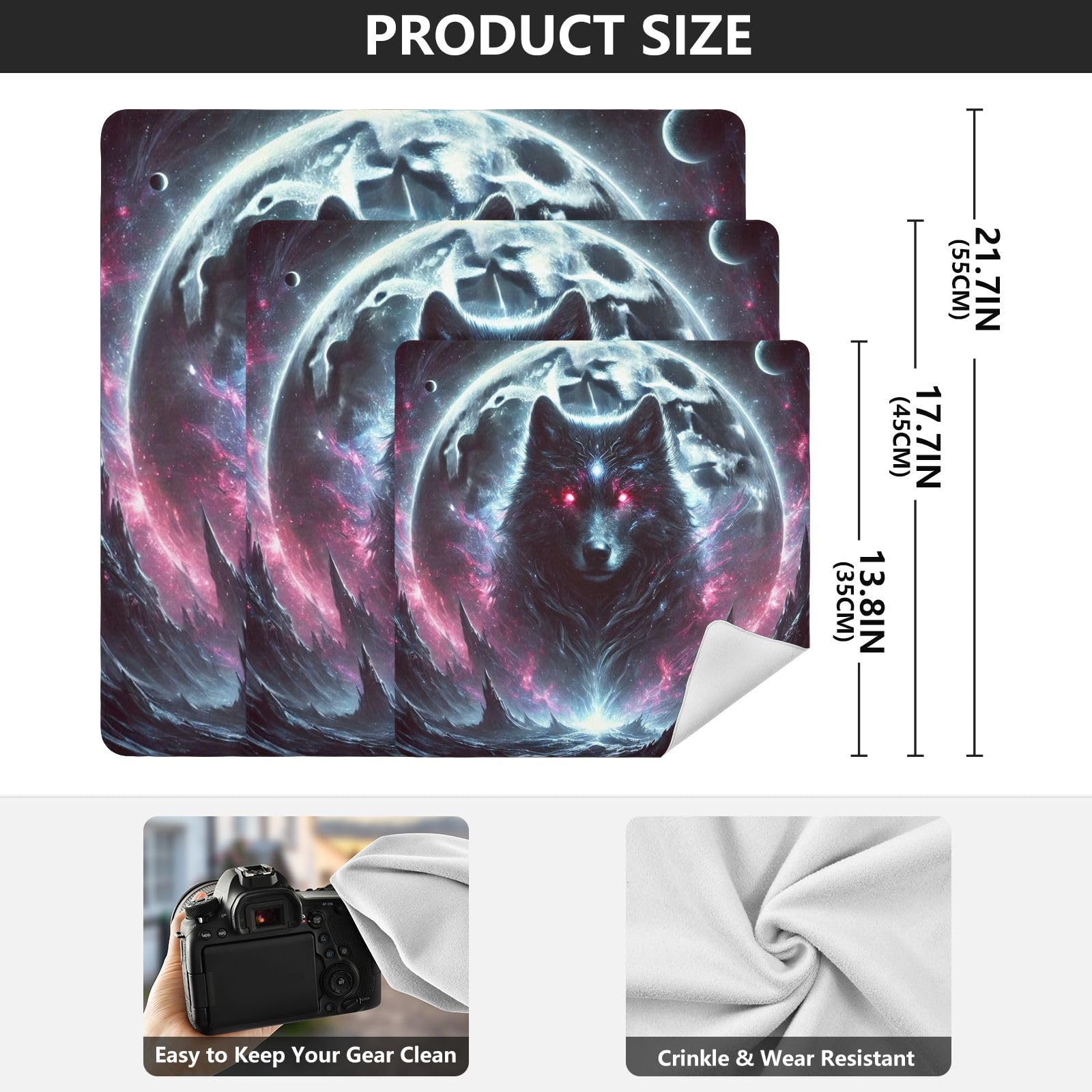 Joko Ivery Lwolf Red Blue Camera Lens Wrap 21.7