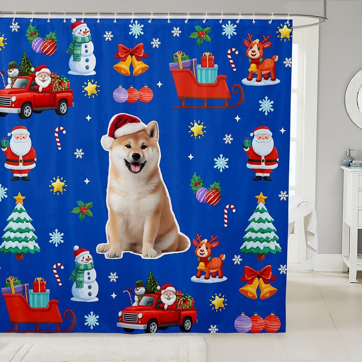Erosebridal Cute Christmas Pet Bathroom Accessories for Kids Girls