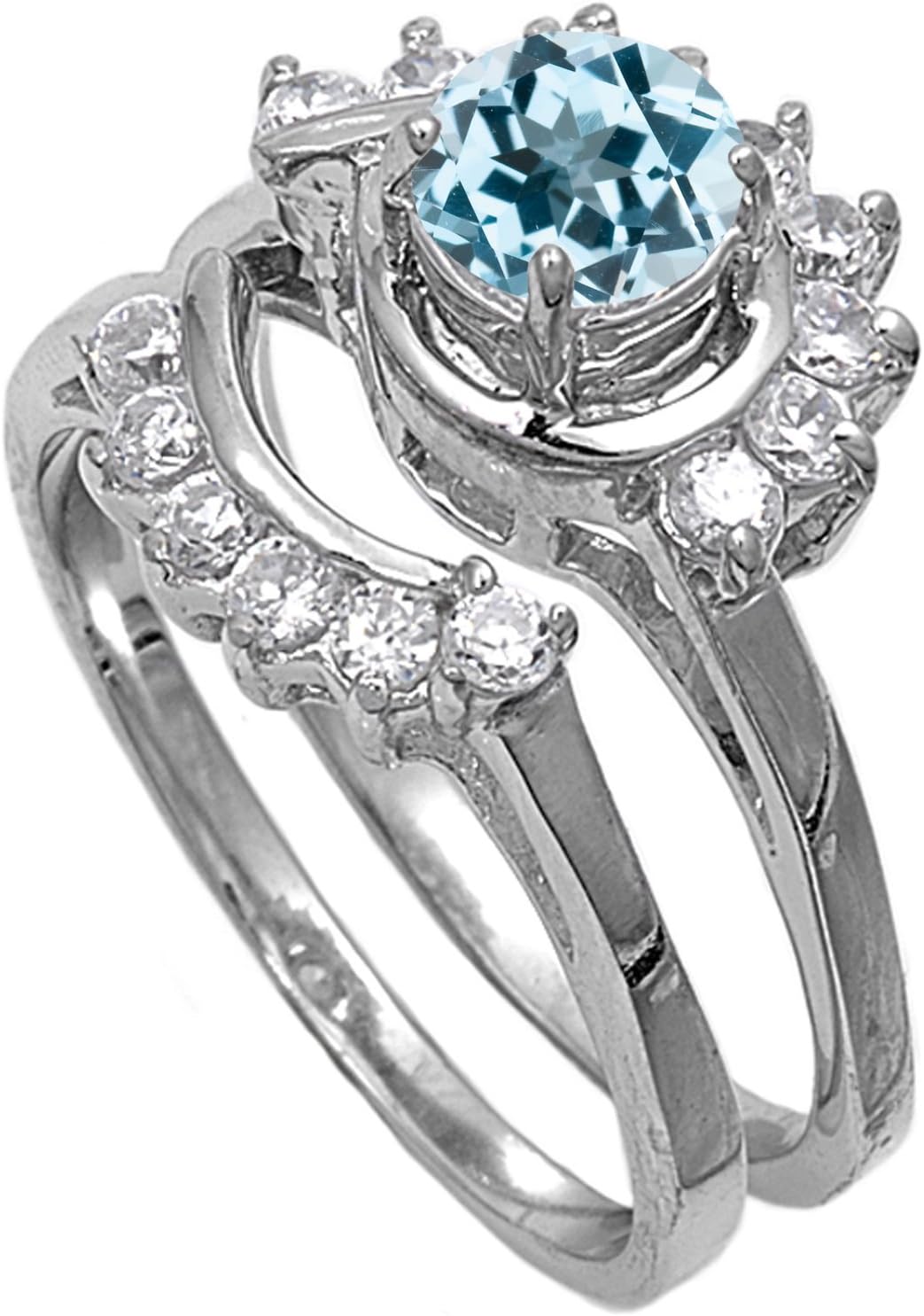 CHOOSE YOUR COLOR Sterling Silver Round Ring