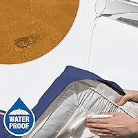 Vista 60 de Comfort Expression - Cama ortopédica para perros extragrandes, 53 x 42 pulgadas, cama impermeable y de apoyo de espuma con cojines removibles