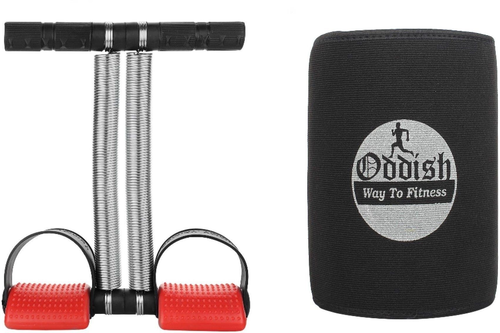 Affective Tummy Trimmer with Double Spring Burn Calories-109 Ab Exerciser (Black, Silver)-picture-19