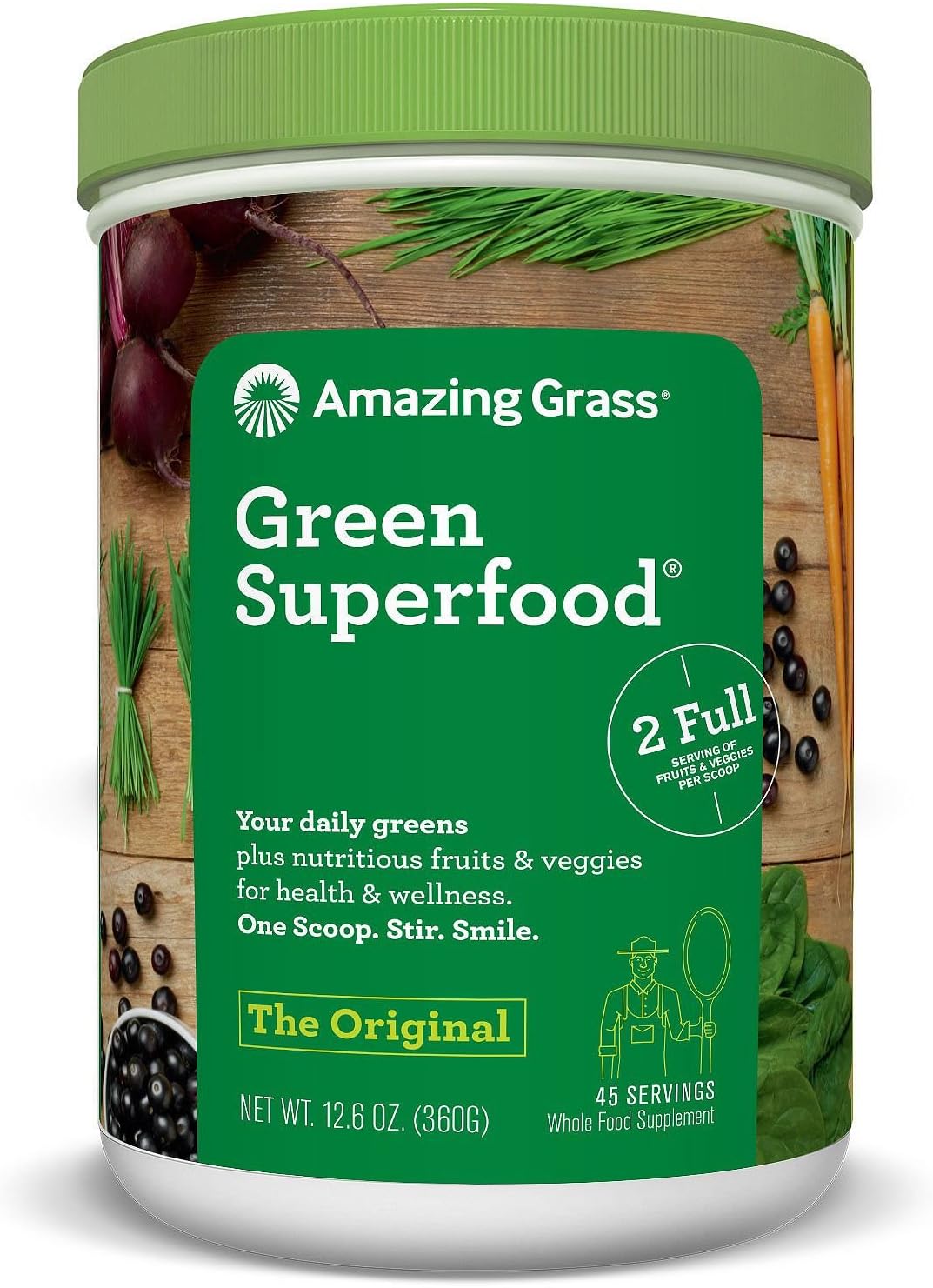 Amazing GrassGreen Superfood, Original, 12.6 Ounce
