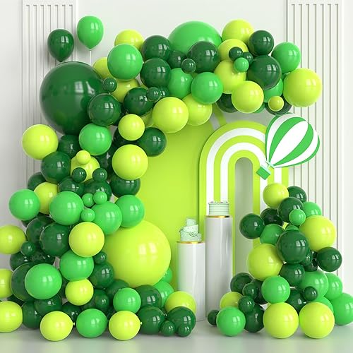 Miniatura 24 de Globos azules y blancos, kit de arco de guirnalda de globos azules y blancos, 102 globos azul pastel y blanco para baby shower, cumpleaños, boda