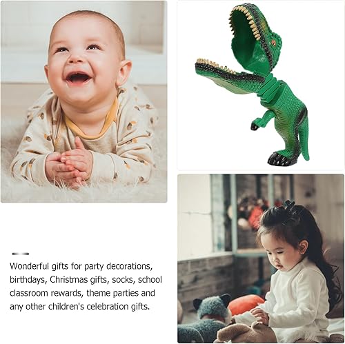 Miniatura 7 de Toyvian Hungry Dinosaur Grabber Hungry Dino Grabber Juguetes Pequeño Dino Figura Dinosaurio Mano Marionetas Juguetes Marionetas Dino
