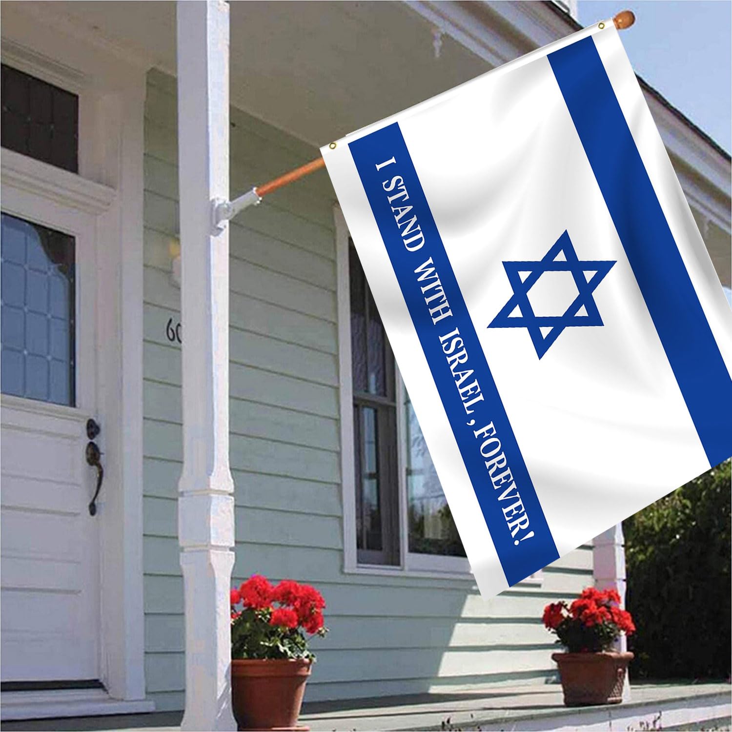 Israel Flagge 90x150 Cm - Premium Qualität, Wetterfest & UV-beständig