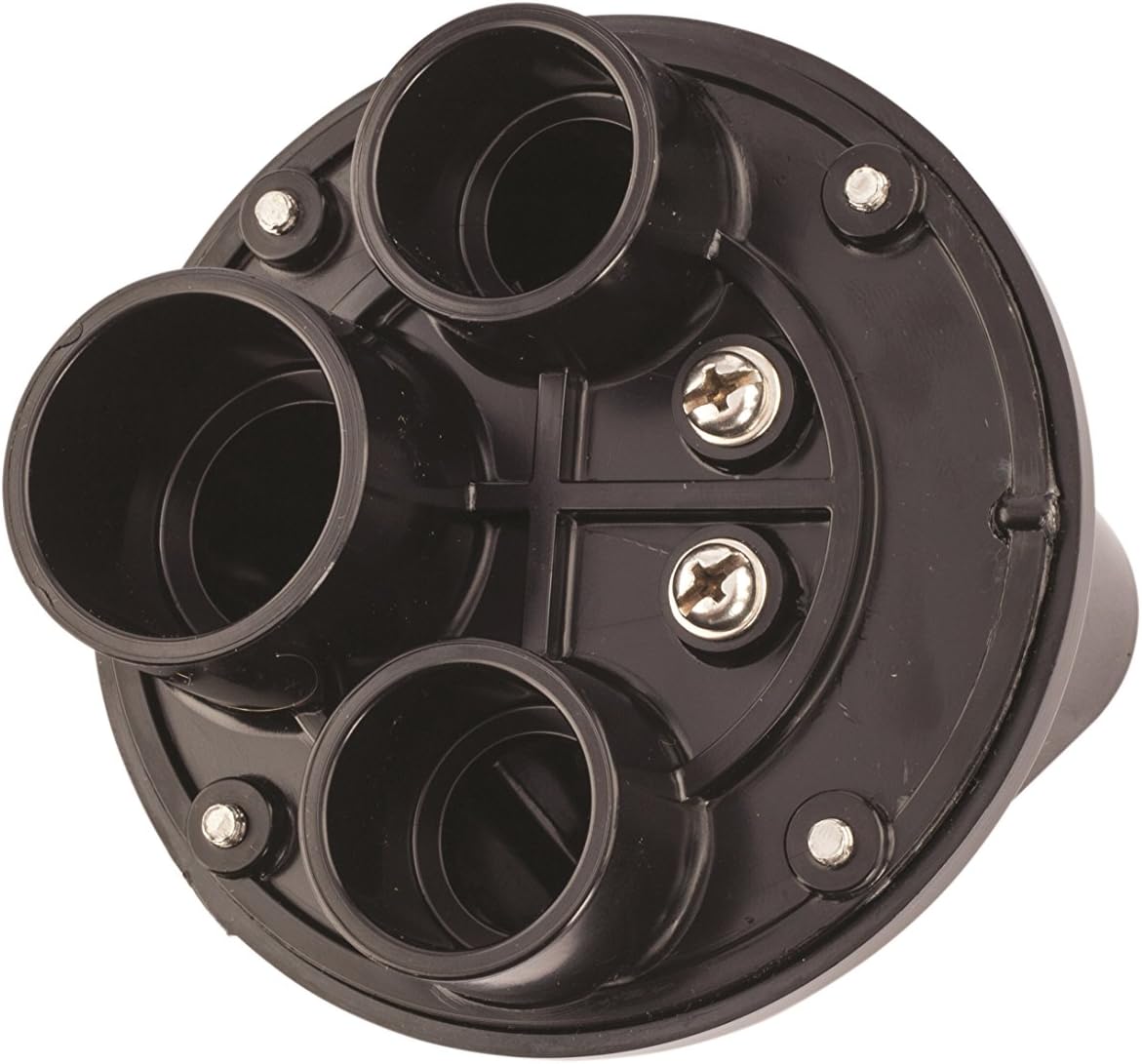 Tork JBP75175 Two Light Pool And Spa Junction Box, Black