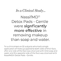 Vista 4 de NassifMD Almohadillas de desintoxicación suaves, complejo de ácido frutal creado por cirujanos para pieles sensibles, ilumina, exfolia y reduce