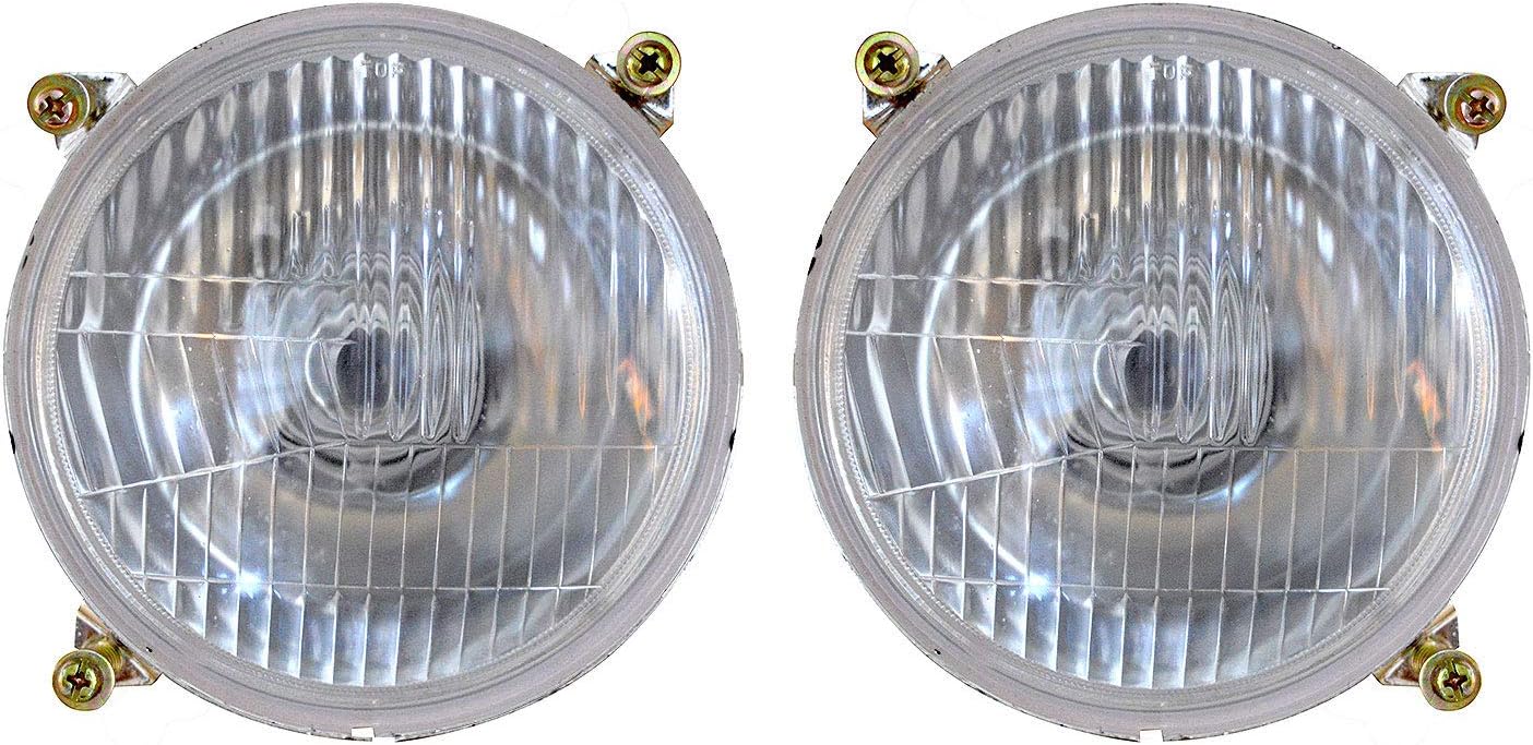 Tractor Headlight Assembly Fit for Massey Ferguson Tractor Lights, 100 200 500 600 Series Tractor Headlights 1860178M1 1672767M91 massey ferguson 135 Headlights (LH+RH)
