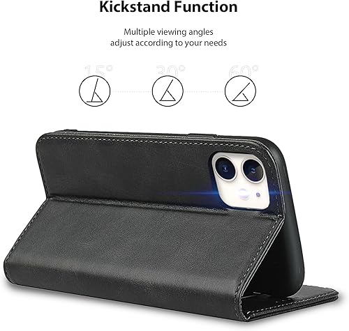 Miniatura 5 de Havaya Funda tipo cartera para iPhone 11 con tarjetero para mujer, funda tipo cartera para iPhone 11 con ranura para tarjeta de crédito, funda con