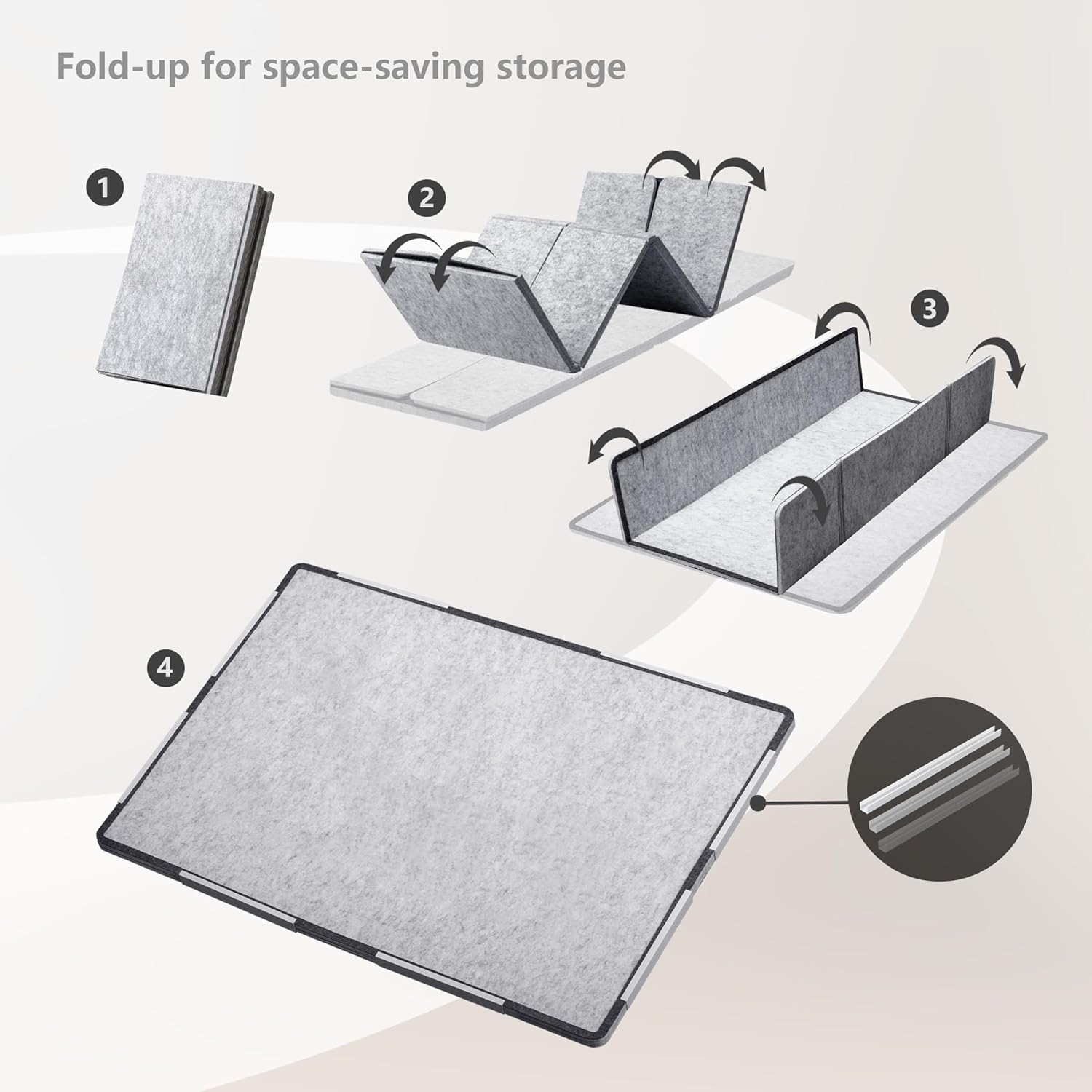 2000 Pieces Jigsaw Puzzle Board, Foldable Puzzle Mat with Non-Slip Surface & 6 Sorting Trays, 41.7" x31.3" Portable Jigsaw Board with Dustproof Cover Puzzle Pad Jigsaw Saver for Adults