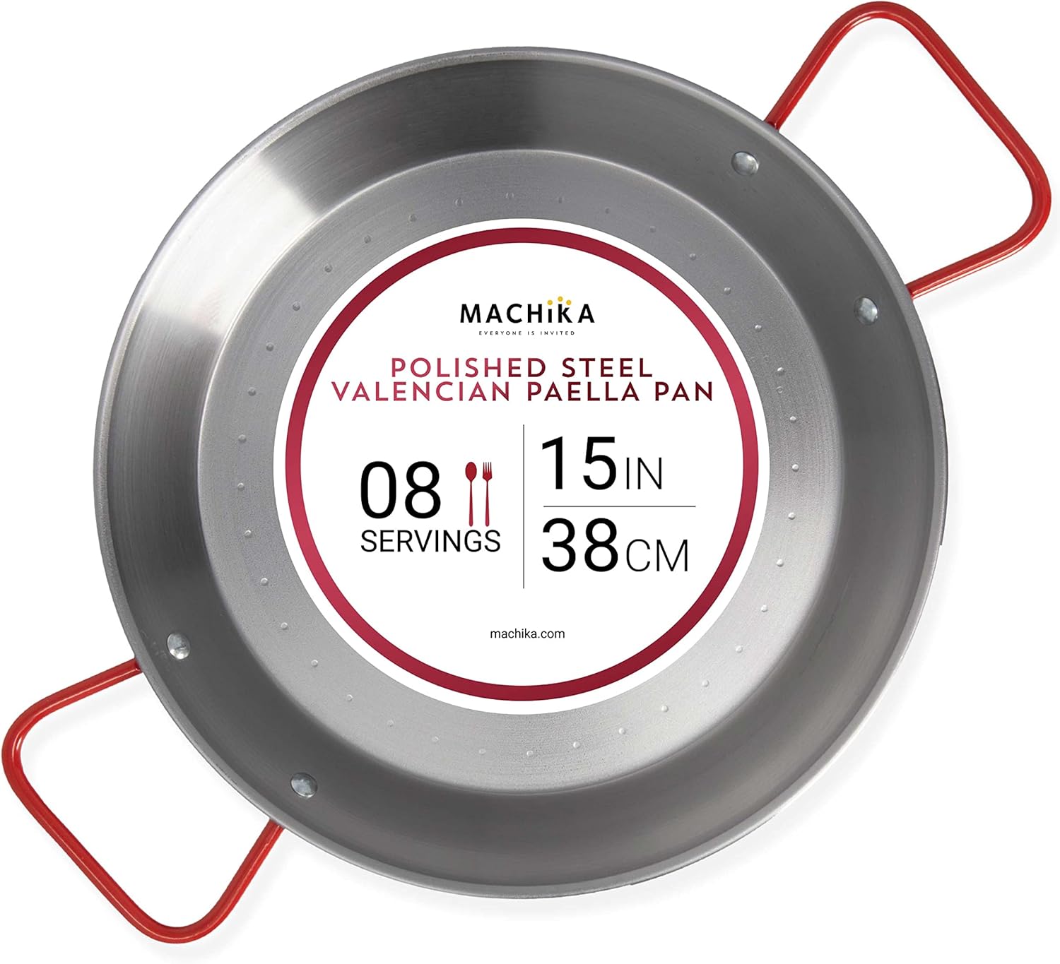 Machika Skillet Pan Carbon Steel Paella Pan Carbon