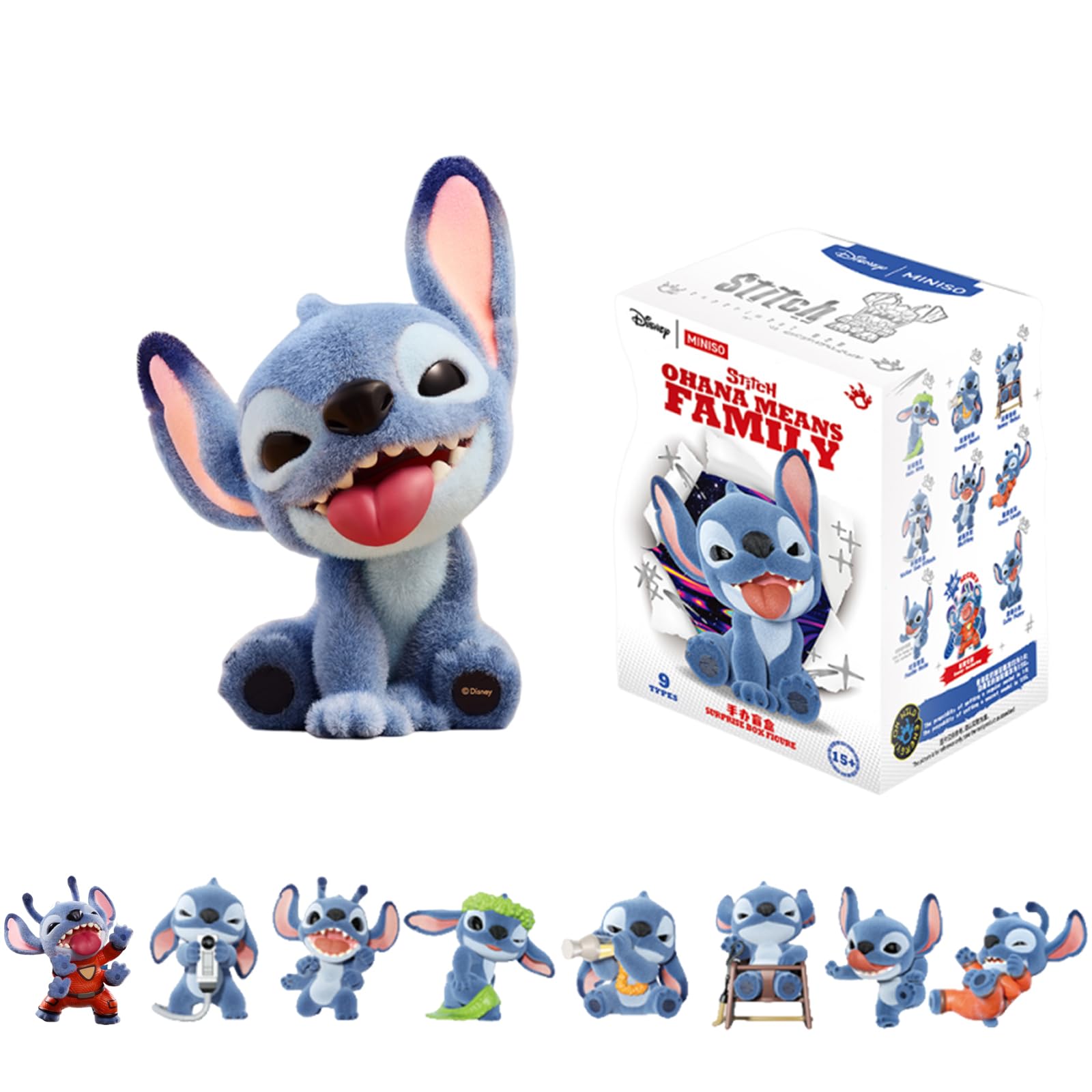 MINISO Disney Stitch Naughty Stitch Series Blind Box Figures