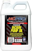 HCPRO HCVPO128 Super Premium Vacuum Pump Oil, 1 Gallon Universal Synthetic Refrigeration Oil, Non-Misting Formula for Optimal Pump Performance & Extended Life, Made in USA