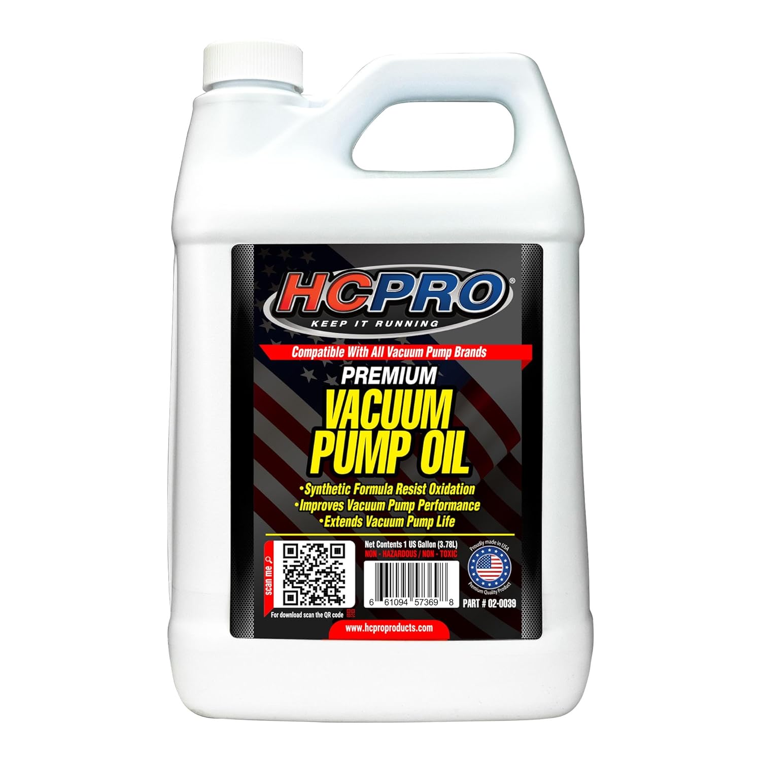 HCPRO V128 Super Premium Vacuum Pump Oil - 1 Gallon (2)