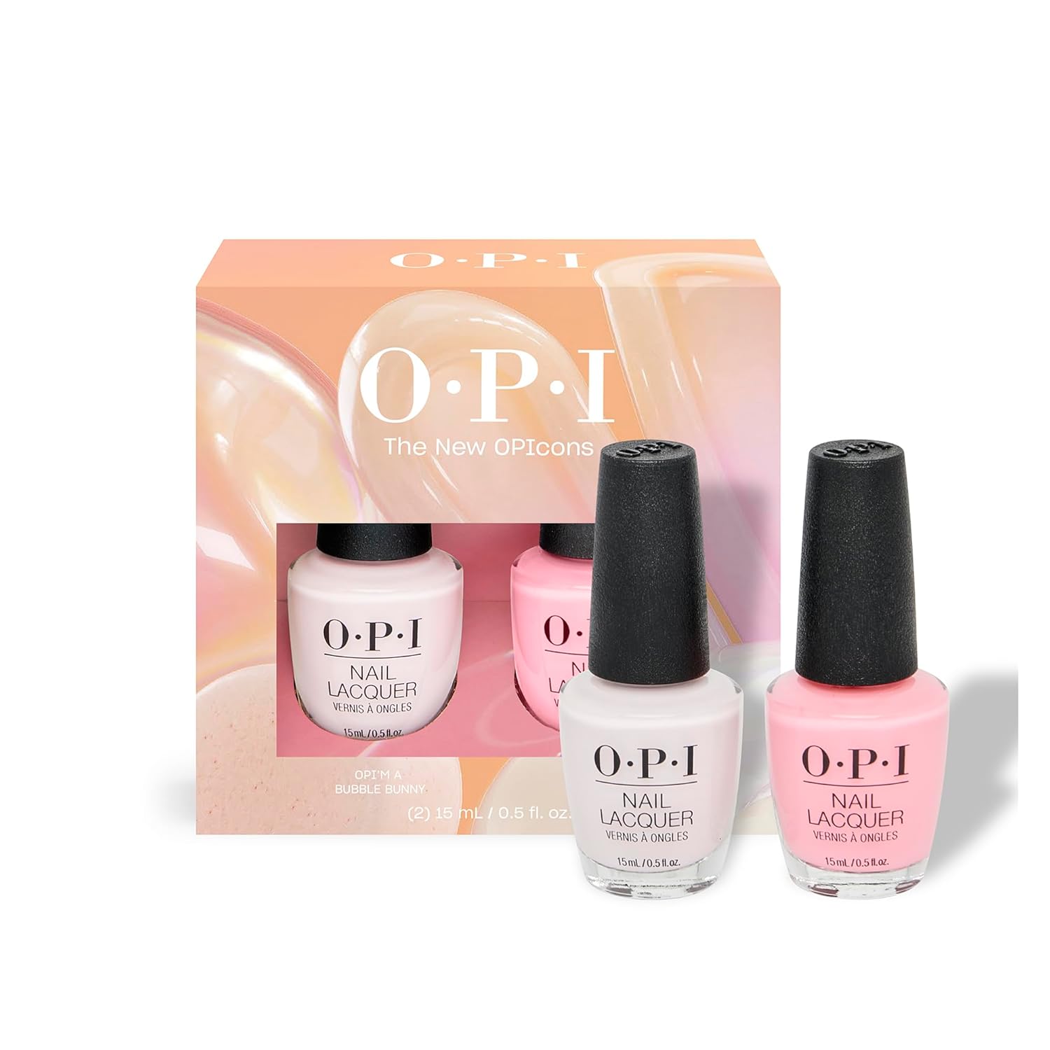 OPI Nail Lacquer Nail Polish | Crème, Shimmer, and Glitter Chip Resistant Nail-Polish | Fast Drying, Streak Free Formula | The New OPIcons Collection | Spring 2026