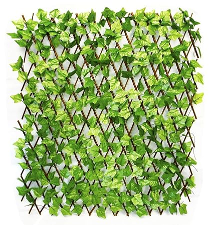 Go Hooked Durable Plastic Artificial Grass Fence for Outdoor Decor Plastic Versatile Maintenance Free Easy Install Weather Resistant UV Decorative Protected Green Pack of 1