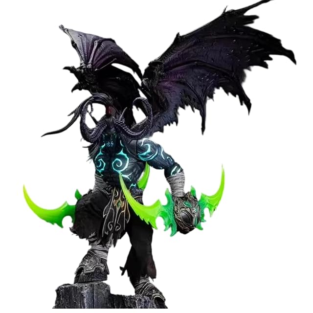 Foto 2 de 5 de Next Fig METYTOYZ 1/12 World of Warcraft Illidan the Demon Hunter-Black Corrupted Edition