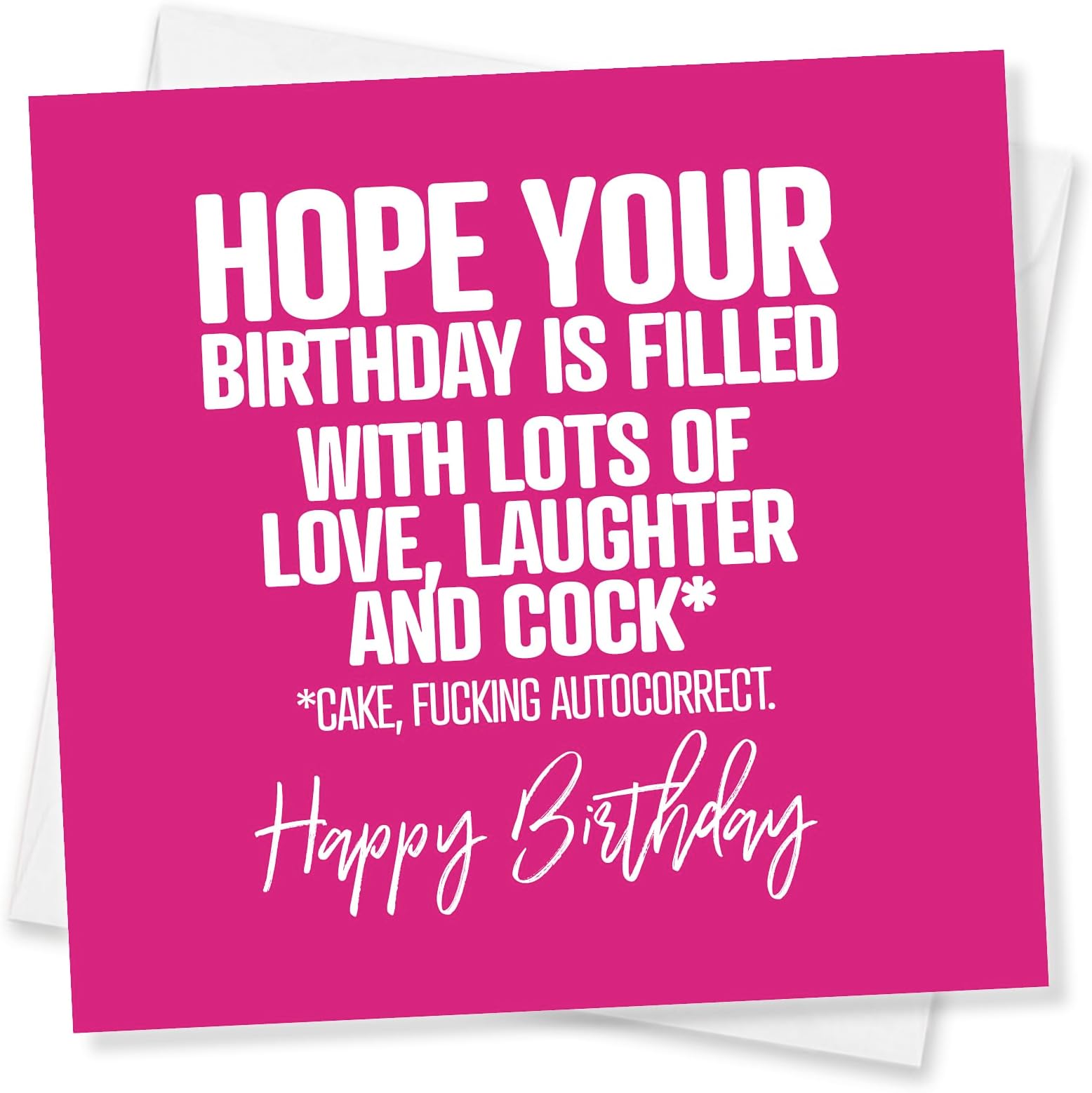 Punkcards – Rude Birthday Cards For Women, Funny Birthday cards For Women, Funny Birthday Cards for Friend, Made in UK