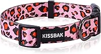 Vista 18 de KISSBAK Collar de perro para perros pequeños – Diseño especial lindo collar para perro hembra, suave, ajustable, elegante, floral, perrita S, flor