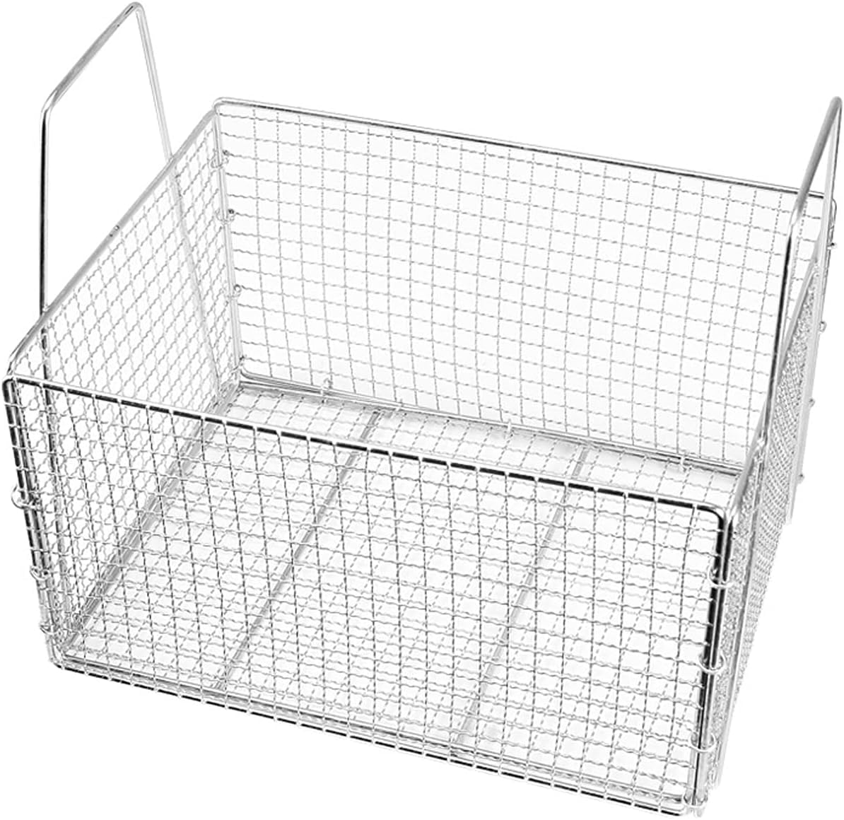 Durable Frying Baskets Food Strainers Stainless Steel Frying Sieve Filter Frame Skimmer Spoon Kitchen Utensils Wire Mesh Filter Pasta Frying Basket French Fries Basket Skimmer(Medium)