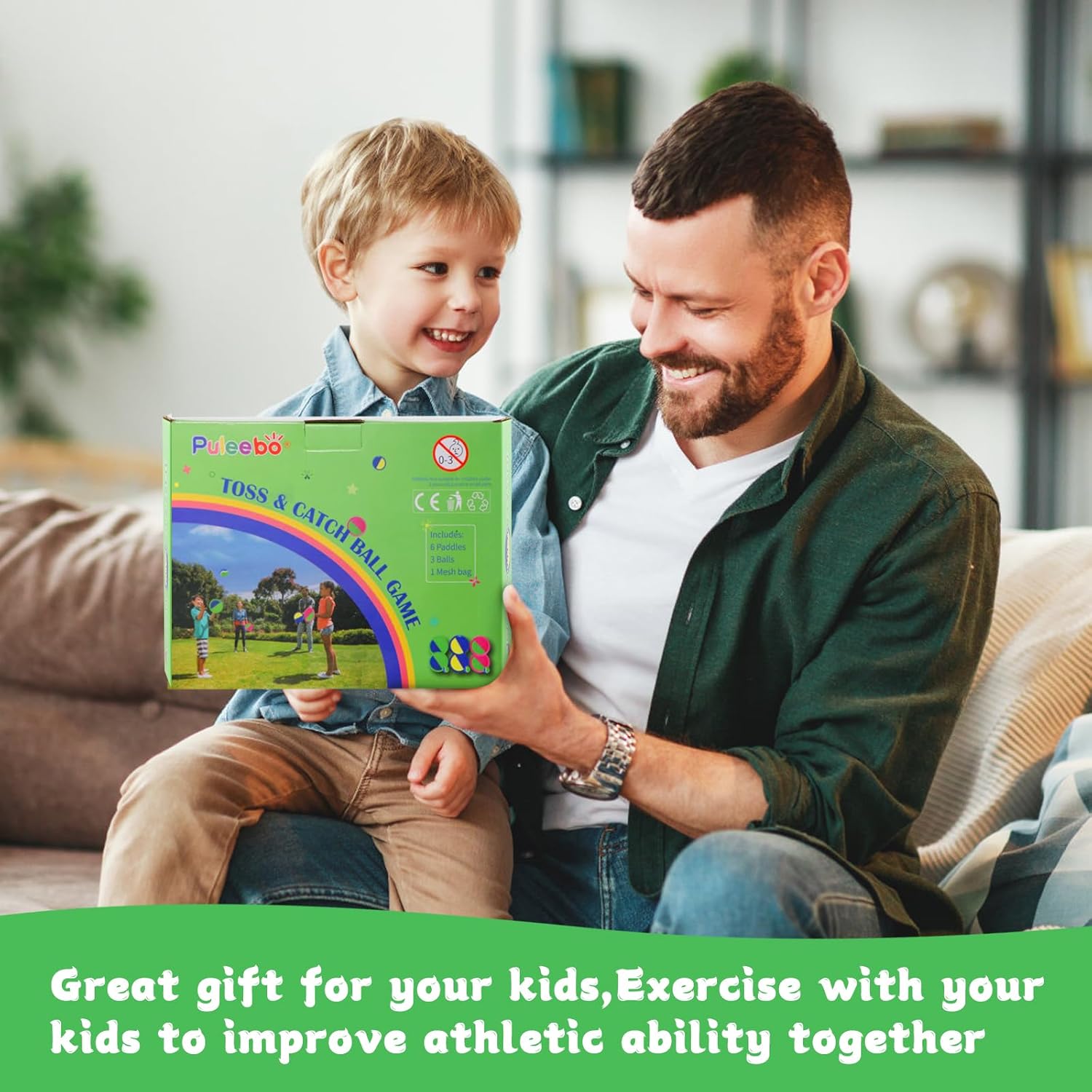 Toss and Catch Ball Game – Outdoor Catch Toy for Kids, 8inch Catch Ball Racket for Adult Backyard Beach Playground Play, 3-12 Years Boys Girls Birthday Gifts - Image 7