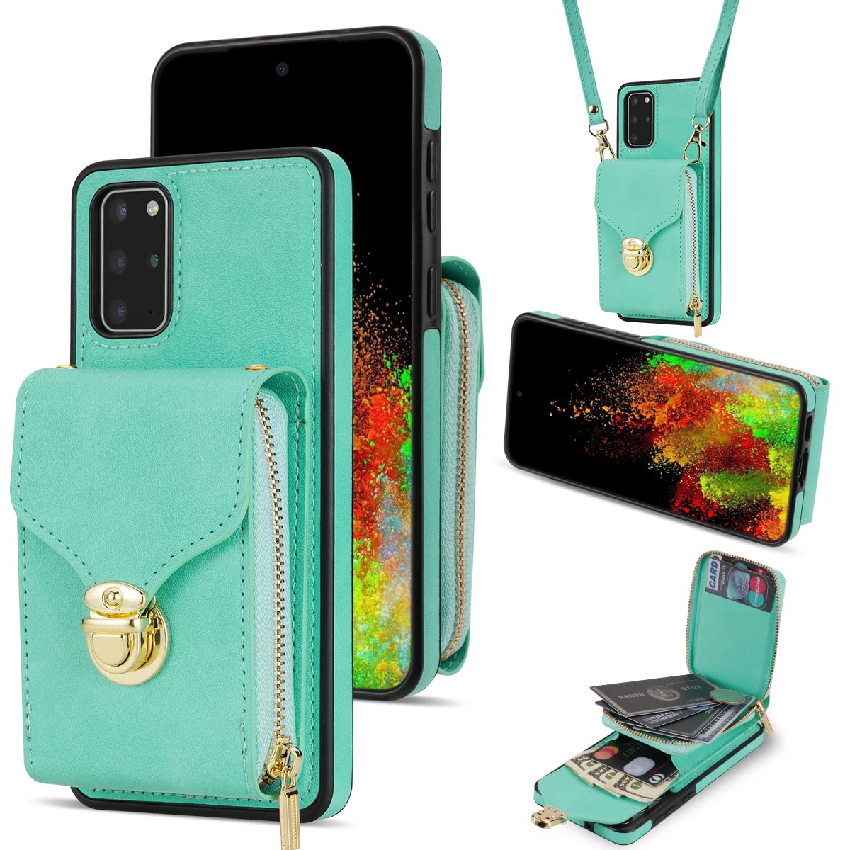 Coque iPhone 16e portefeuille avec protection caméra et support vidéo chic - 8