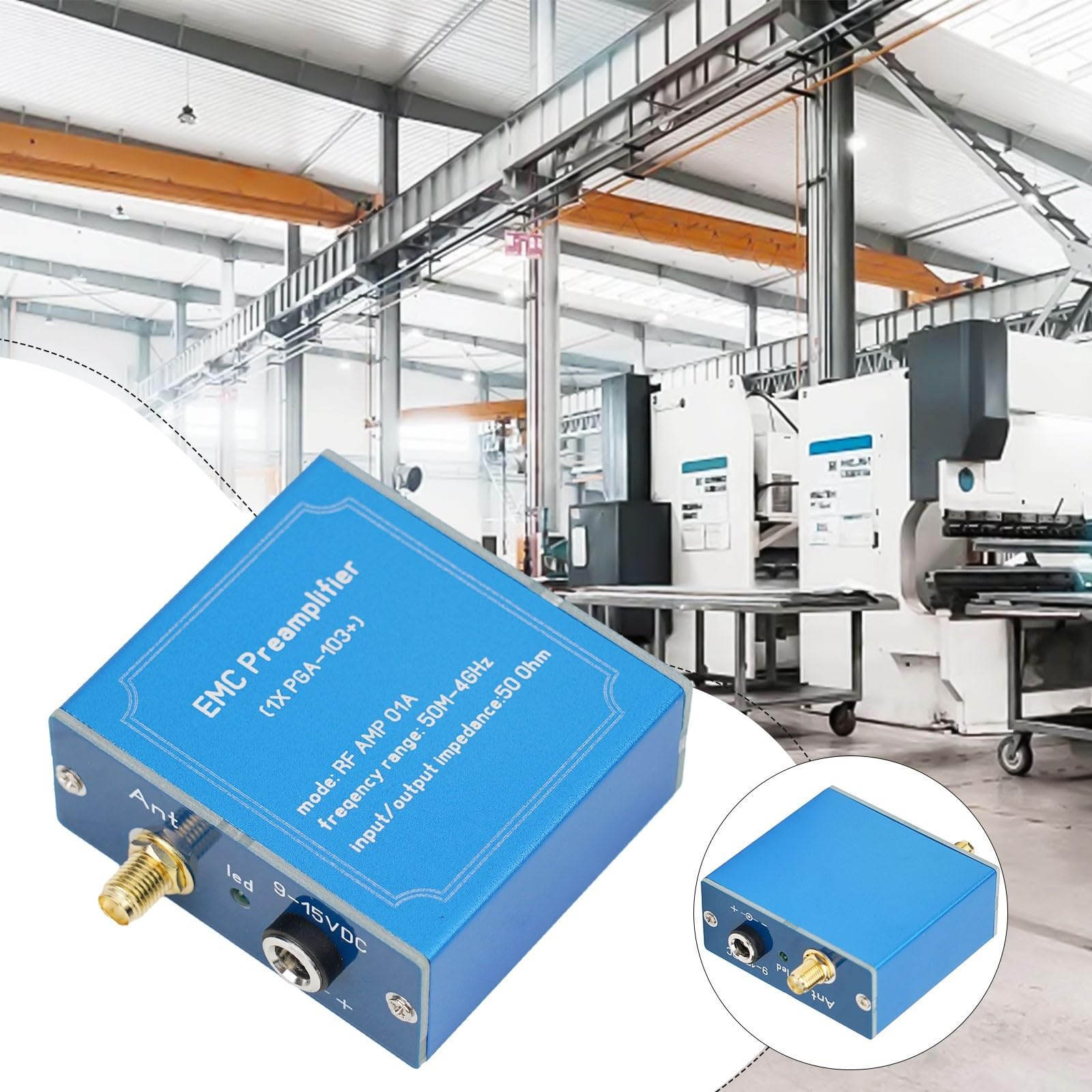 SPORTARC EMC Préampli Filtrage avancé du bruit 50M 4GHz LNA PGA103+ Sonde de magnétique EMC pour EMI