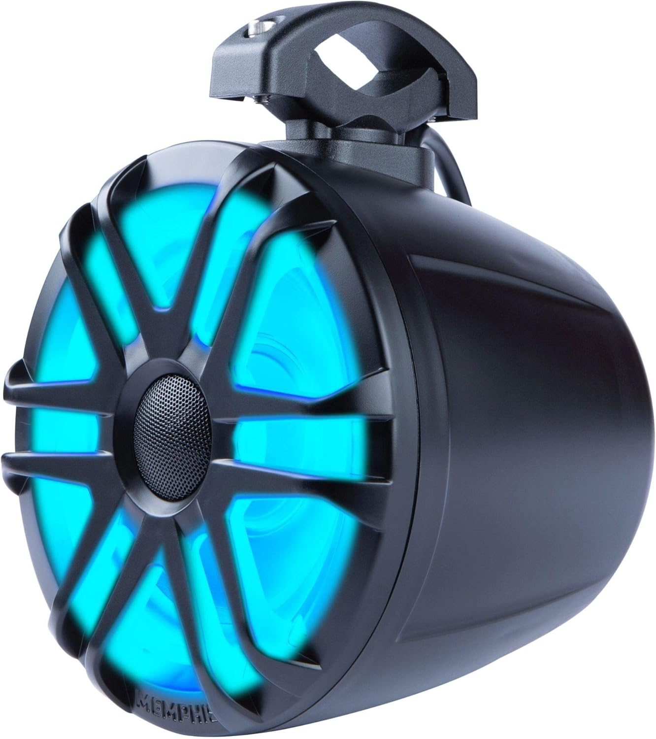 Memphis Audio MXA62PS 6.5" LED Coaxial Powerports Speaker Pods for Roll Bars, Black with LED