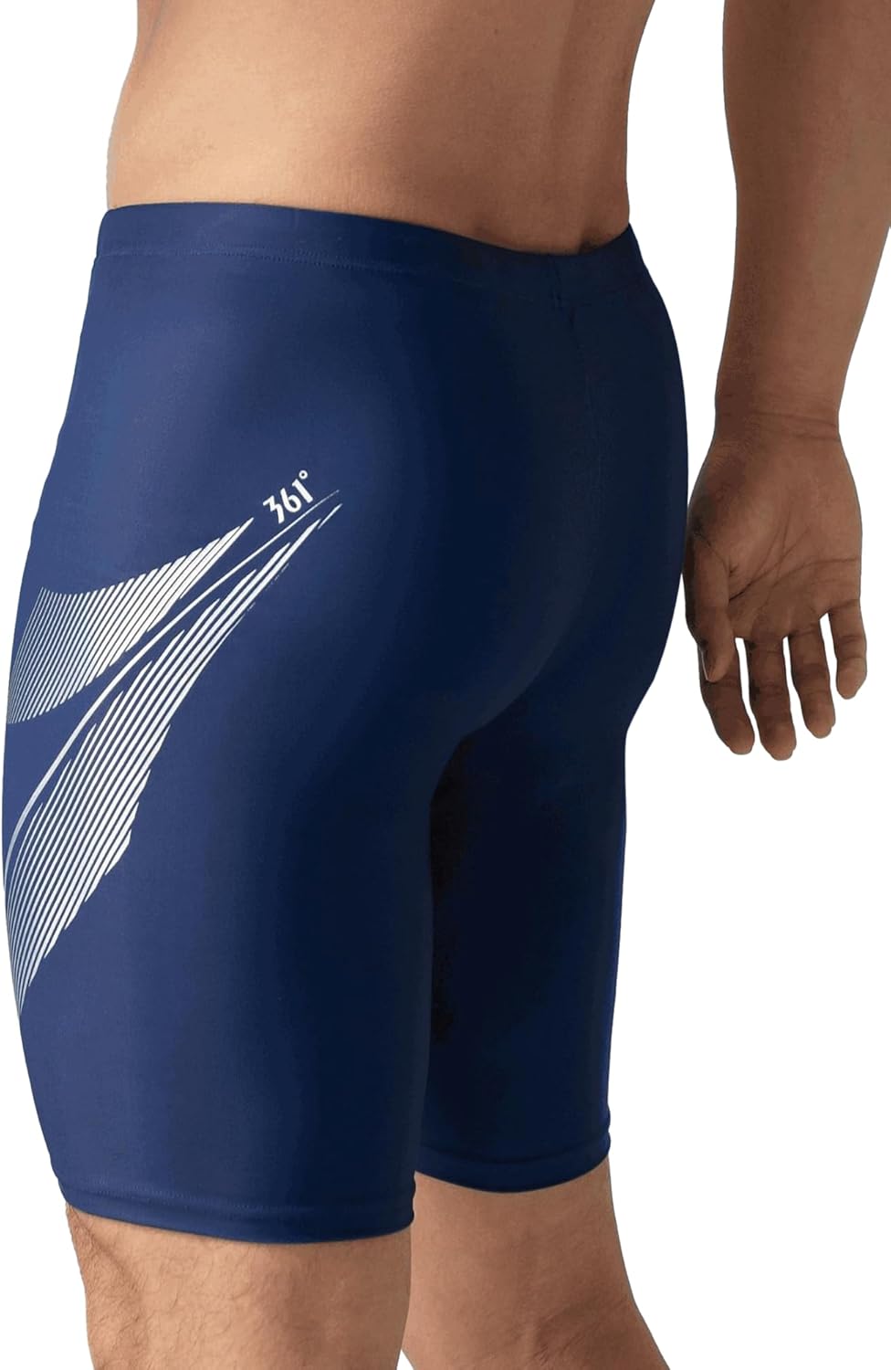 361° Swim Jammers for Men, Pro Racing Training Swimsuit, Chlorine Resistant Endurance Mens Swim Suit Swimwear Tech Pant - Image 7